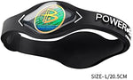 Top view of Power Balance waterproof silicone sports band