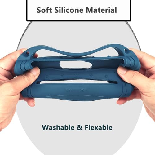 Durable dustproof travel carrying shell for imported bluetooth speaker accessories close up view.