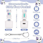 Netholid cat mechanical switch clicker showing the built-in Type-C charging port on the side