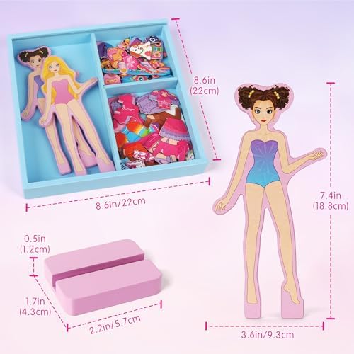 Mocoosy magnetic travel game showing the smooth wooden sliding lid mechanism securely holding pieces inside