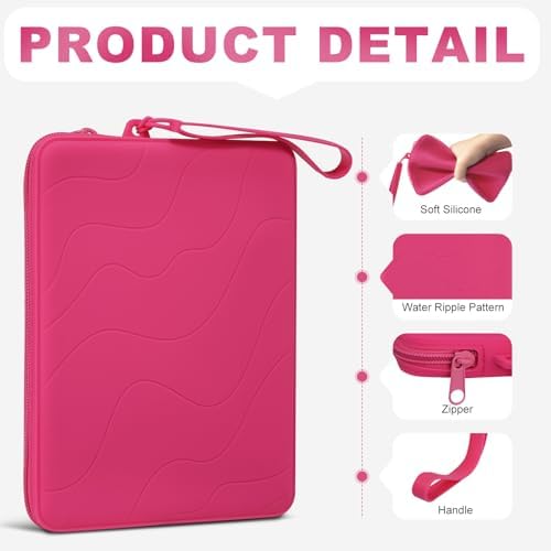 Dadanism silicone clutch with wrist strap for portability