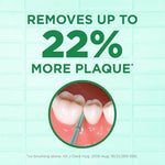 Ergonomic flexible rubber handle of the mint flavored oral hygiene pick