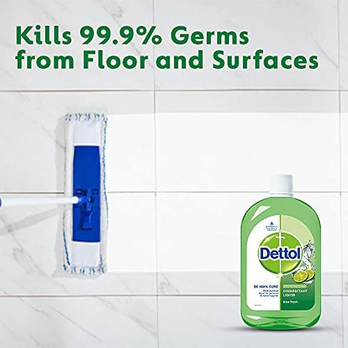 Dettol Liquid Disinfectant for Floor Cleaner, Surface Disinfection, Personal Hygiene (Lime Fresh, 500ml, Pack of 2) - Image 7