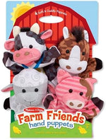 Educational farm animal puppet set for imaginative toddler play.