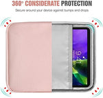 TiMOVO premium tablet sleeve soft fleece lining interior view