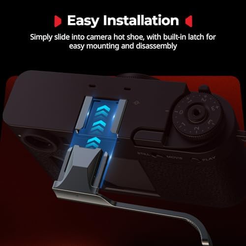 SmallRig 5333 camera accessory showing premium aluminum alloy build and hot shoe slide rail