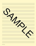 Manuscript Paper (Deluxe Pad)(Blue Cover) - Image 5