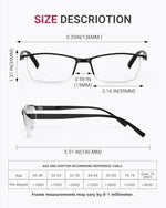Teraise lightweight TR90 frame reading glasses on desk