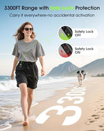 Premium imported pet training remote control with circular digital display interface.