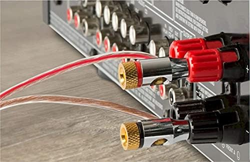 Kinter 100ft speaker wire spool for home theater setup
