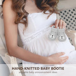 Complete nine piece pregnancy reveal keepsake set showing all included premium props together