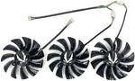 LTANDBR replacement graphic card cooler fan measured at eighty-seven millimeters for dimension validation