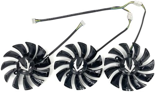 LTANDBR replacement graphic card cooler fan measured at eighty-seven millimeters for dimension validation