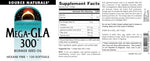 Source Naturals Gamma Linolenic Acid capsules showing bottle size and softgel count.