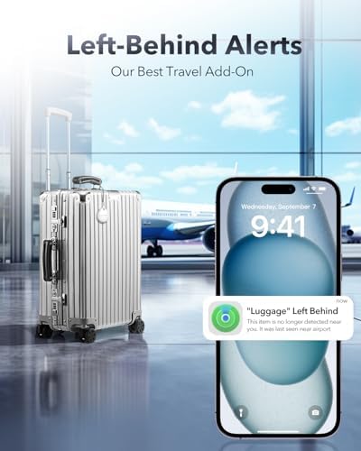 Flyruit iOS only smart tracking device pack for securing travel bags and ebikes