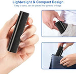 Kinizuxi compact digital gadget organizer box held in hand to display pocket size portability.