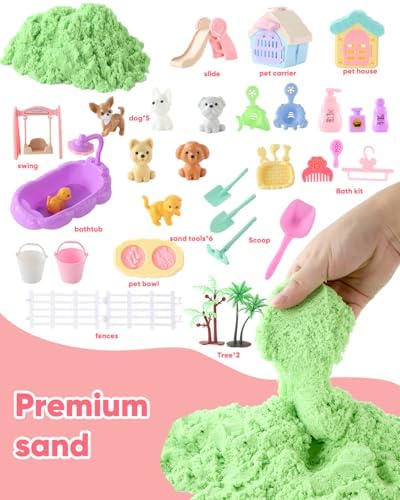 Full set of 36 pieces including pets and accessories laid out