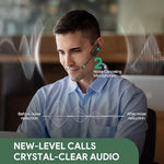 Side view of Yealink WH63 E2 convertible headset with noise cancelling microphone