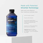 Eight fluid ounce bottle of premium imported American Biotech Labs nano silver dietary liquid