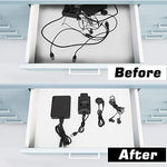 Eco friendly heavy duty cable management wraps close up view of hook loop texture.