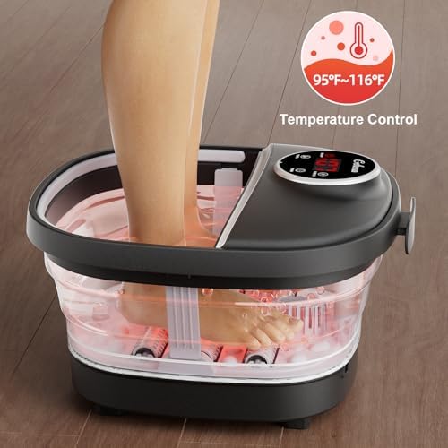 GEHONA collapsible foot spa packaging layout making it an ideal wellness gift option