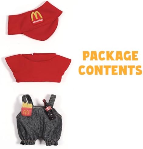 Full Aicase outfit set displayed for 17cm doll