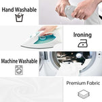 TERSUM white background screen being smoothed out with a clothing steam iron