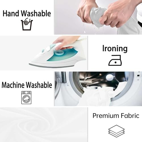 TERSUM white background screen being smoothed out with a clothing steam iron