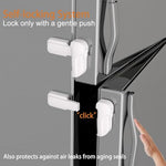 Adhesive backing detail of Heoath child safety latch