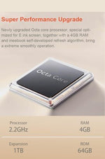 Octa Core Processor Portable Reading Gadget In Hand