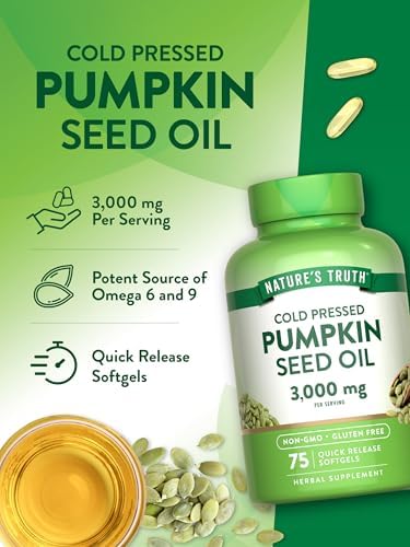 Authentic Nature's Truth Pumpkin Seed Oil packaging for Indian market
