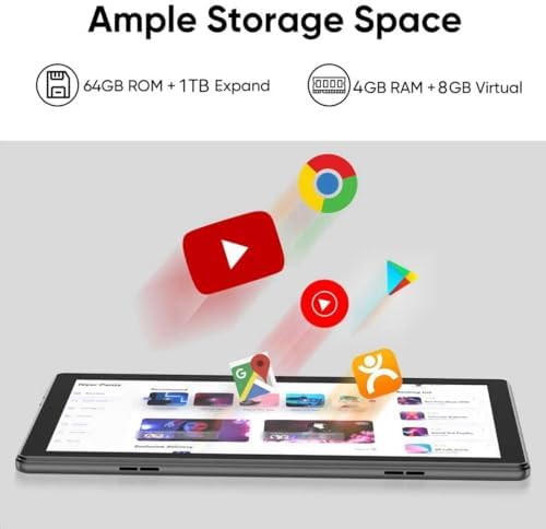 Aiprotablet 10 inch tablet package including folio case