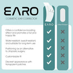 Earo non surgical otoplasty alternative packaging with clear hypoallergenic silicone patches
