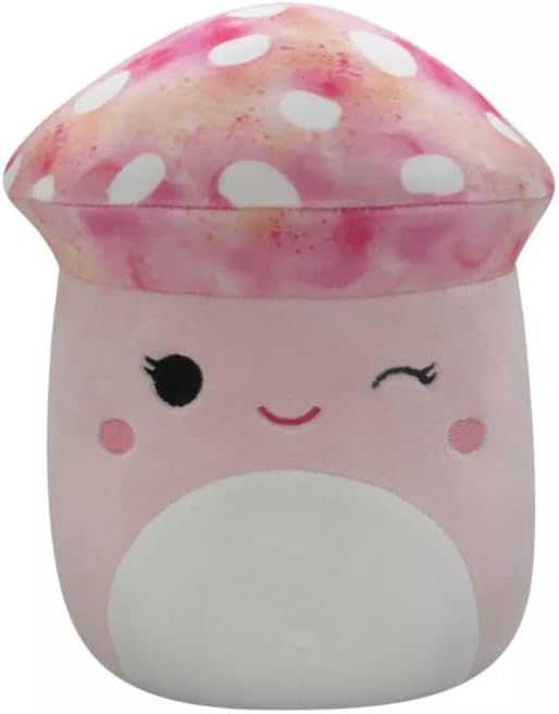 Squishmallows Light Pink Mushroom 8 Inch Plush front view collectible toy