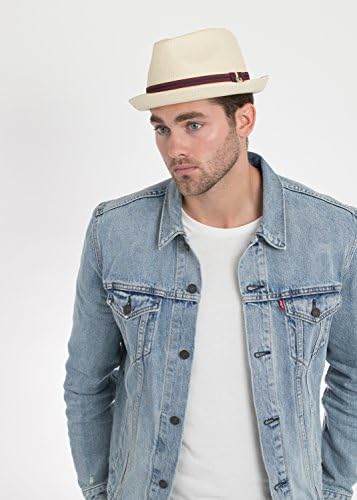 Peter Grimm Men's Depp Fedora Natural/Small/Medium AD - Image 3