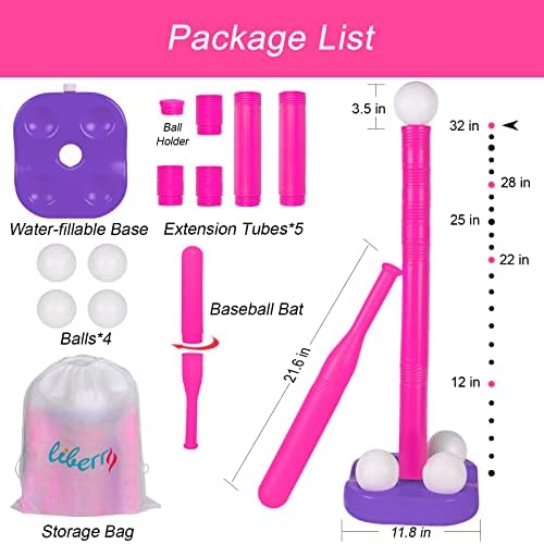 Full contents of Liberry toddler baseball starter kit