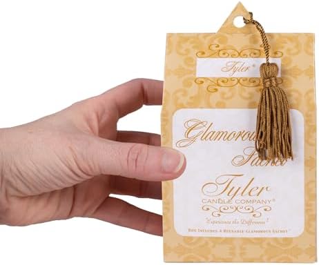 Luxury home fragrance sachet placed inside a dresser drawer for long-lasting scent.