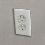Safety 1st plug protectors installed in wall socket
