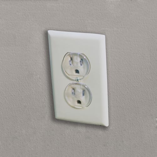 Safety 1st plug protectors installed in wall socket