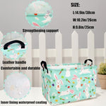 ASKETAM personalized bunny egg basket rectangular base details and canvas texture