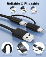 KENHAO multi-device charging cable illustrating seamless compatibility with both vintage and current e-reader generations.