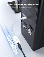 Durable aluminum housing of MOGOOD LAN network adapter