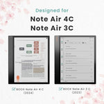 Onyx Boox Note Air 4C with applied Bellemond Kent Paper film