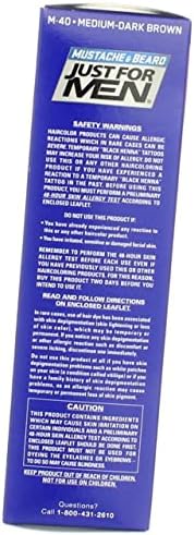 Just For Men beard color gel M-40 two pack box