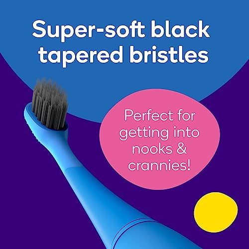 Premium imported pink Burst toddler toothbrush with integrated two minute timer display