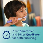 Genuine Philips One for Kids BH1022/30 purple replacement heads packaging