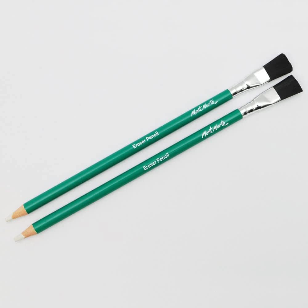 Mont Marte precision eraser with taklon brush end