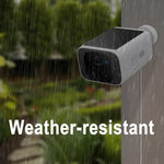 Uogw outdoor surveillance cord showing the close up view of the flexible waterproof silicone sealing structure