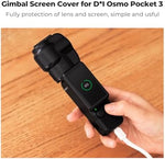 K&F Concept camera lens protector cap showcasing the secure flip cover mechanism for screen safety