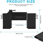 WISTAR premium replacement power cell for thirteen inch laptop highlighting the integrated safety circuit board.